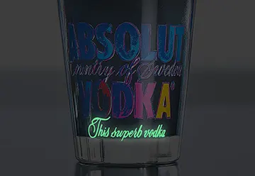 swizzglass - Glasdekor: Leucht-Dekor